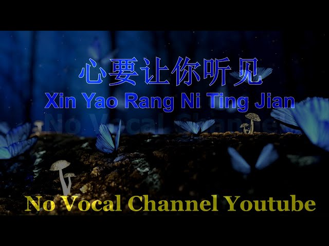 Xin Yao Rang Ni Ting Jian ( 心要让你听见 ) Male Karaoke Mandarin - No Vocal class=
