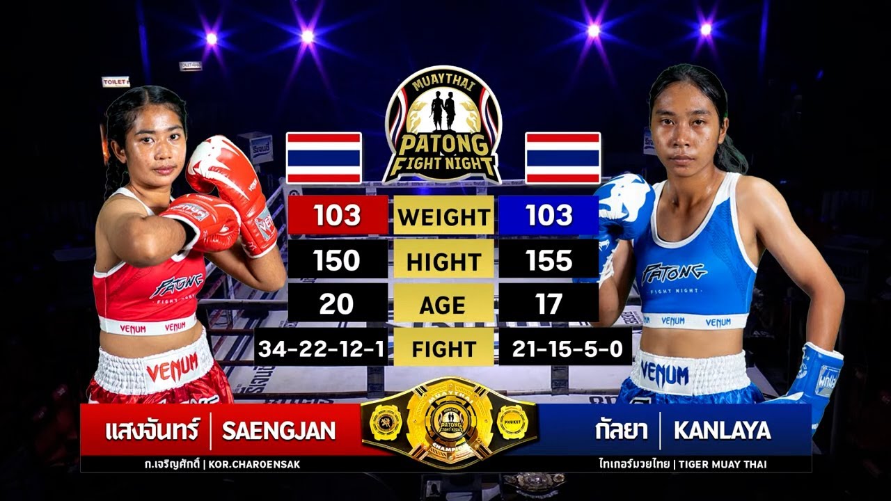Saengjan Kor Charoensak vs Kanlaya Saifon MuayThai
