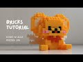 How to Build Cerberus Sitting Down | Cardcaptor Sakura Building Blocks W-3013 (195 Pieces)