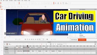 How to animate car driving in cartoon animator 4 tutorial (2nd part)