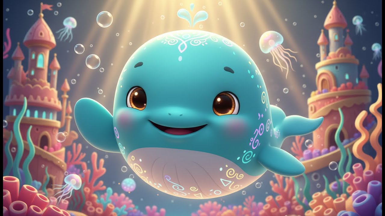 Das kleine Wal-Lied 🐋 | Süßes Kinderlied über den Babywal | Schlaf- & Lernlied für Kinder