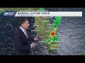 A wetter forecast for the end of the week