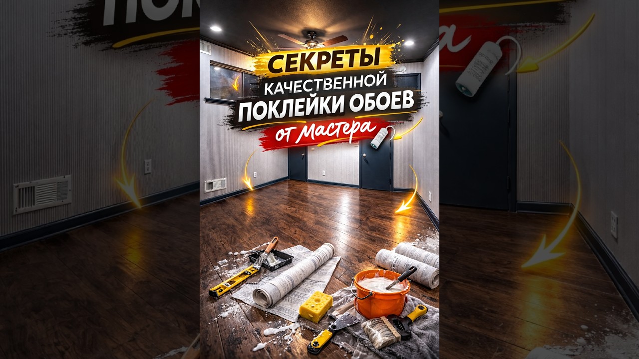 Секреты качественной поклейки обоев от мастера!