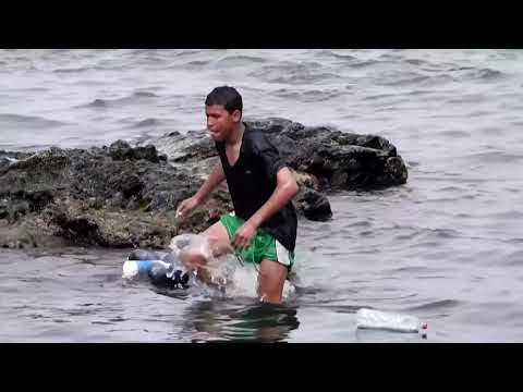 Migrant boy swims to Spain's Ceuta