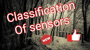 Classification of sensors, Static characteristics of sensors