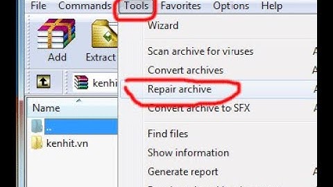 Cách sửa lỗi winrar diagnostic mesages, lỗi không giải nén được file winrar