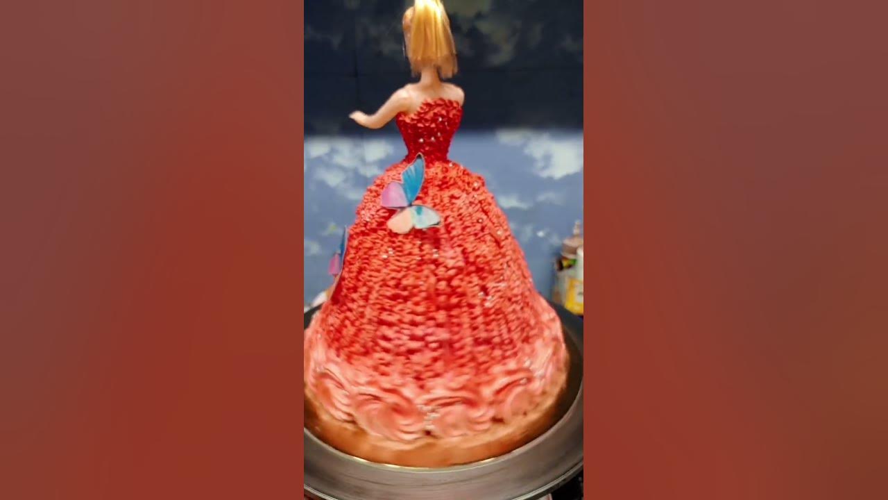 strawberry cake doll wala cake3pound cake design amar short video🍰🍰🍰