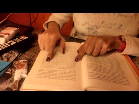 asmr semi-inaudible Raily read pages ita