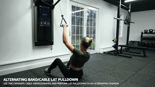 Alternating Band/Cable Lat Pulldown Wealth
