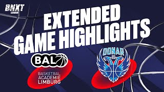 Basketbal Academie Limburg vs. Donar Groningen - Game Highlights