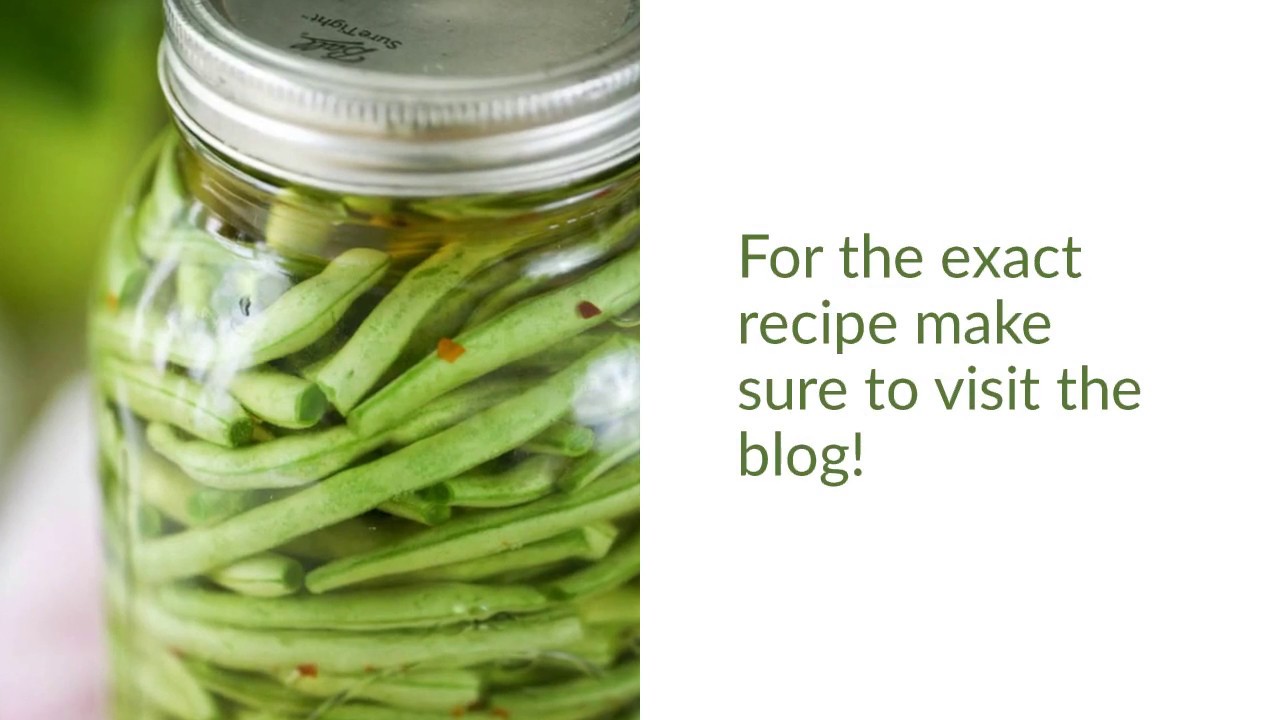 Lacto Fermented Green Beans