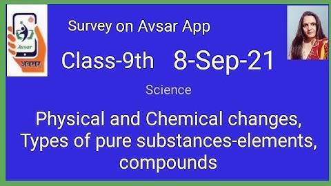 Active survey on Avsar App Class-9th Science lesson-3