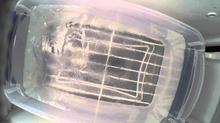 36 Hour Timelapse Of Water Freezing With GoPro Hero4 Silver Low Temperature Test