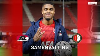 Is de hattrick van Boadu genoeg voor AZ? 👀 | Samenvatting AZ - Feyenoord | Eredivisie