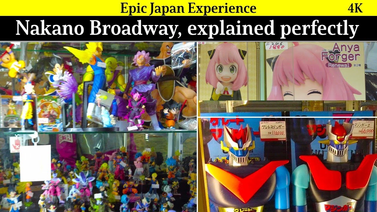 4K Japan travel: Anime fan’s heaven in Tokyo, Nakano Broadway
