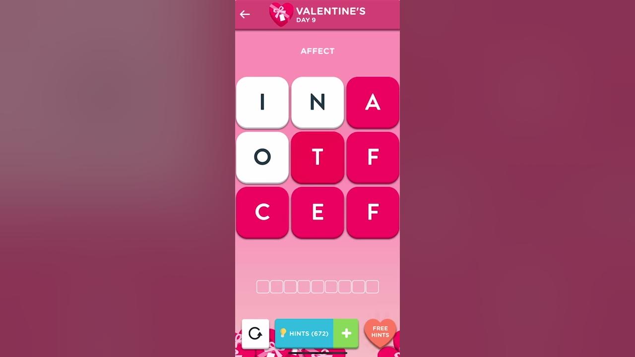 Wordbrain 2 Valentines Event DAY 9 [iOS/Android] Wordbrain 2 Answers
