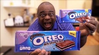 TRYING OREO CANDY BARS!
