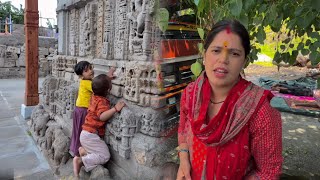 ट्रिप में बच्चे कैसे संभालते हैं हम लोग 😰 आज अपने गांव की भाषा में बोले हम दोनों 😍 Mayank Bhumi Vlog