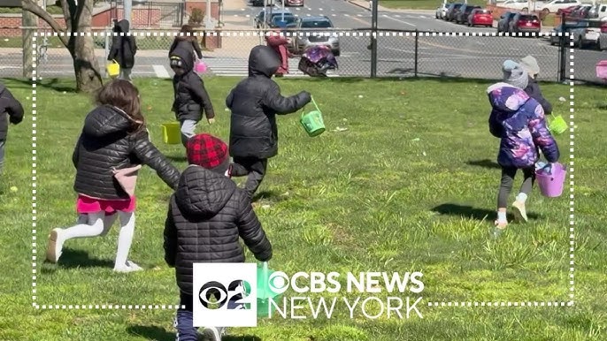 Children Enjoy Easter Egg Hunt On Long Island