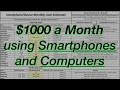 How to Make Over $1000 a Month with Smartphones and Computers