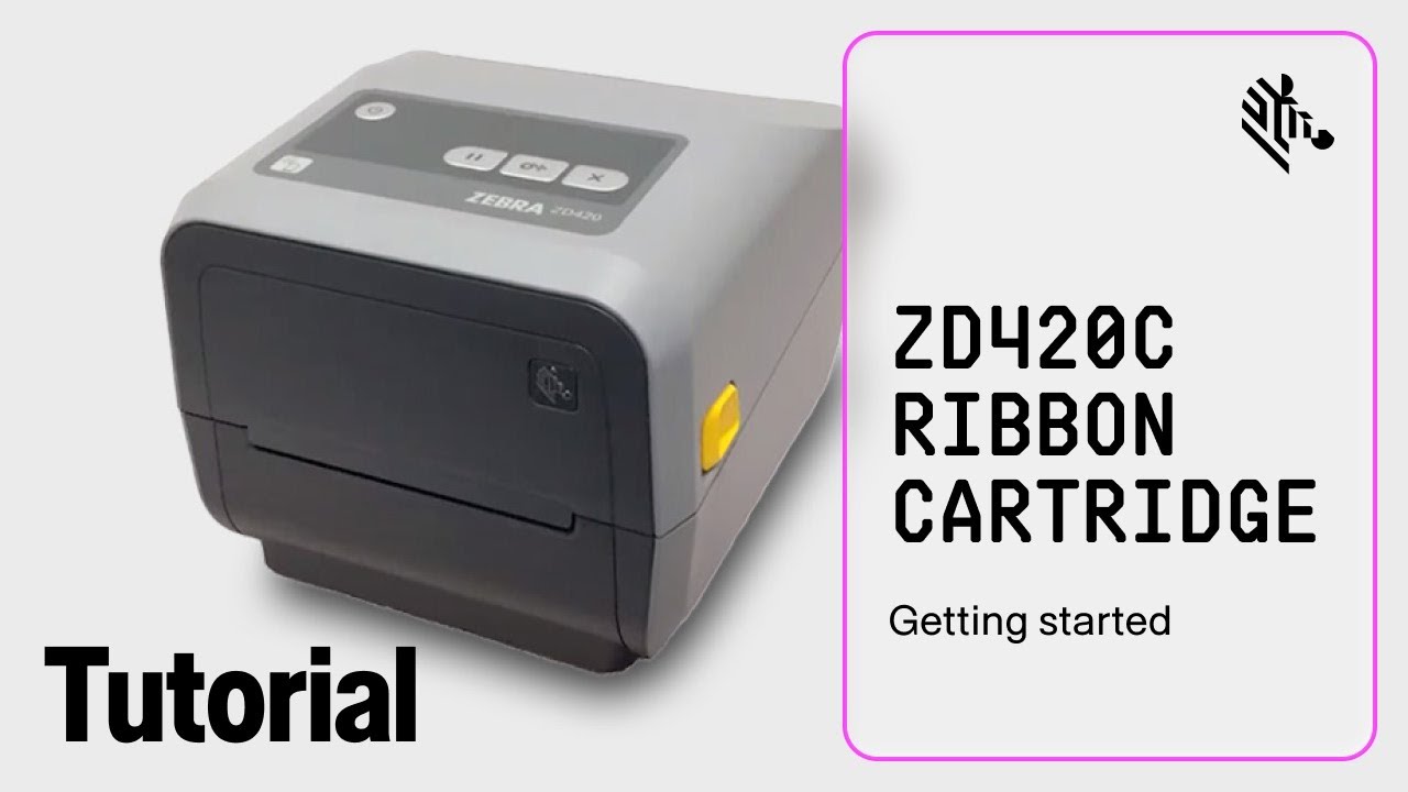 Zd420 Ink Ribbon Zebra ZD420C Ribbon Cartridge: How To Setup your Printer - YouTube