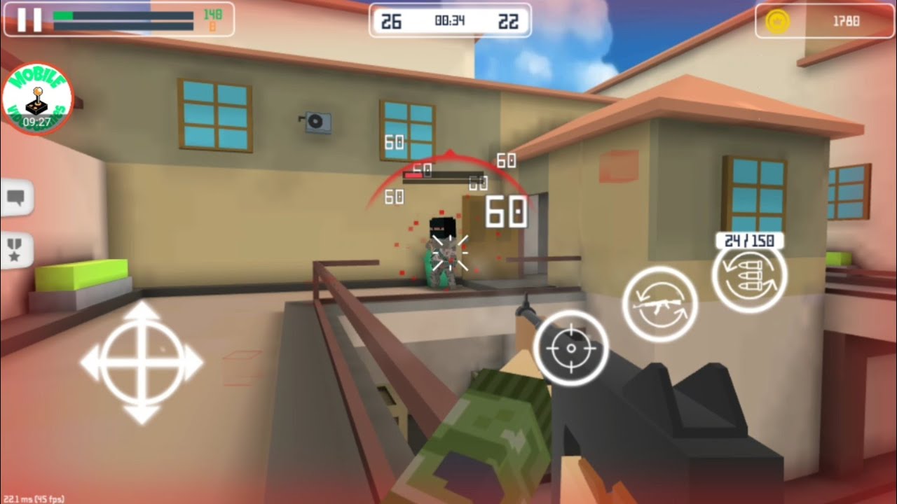 Block Gun Gun Shooting Online Fps War Game Android Gameplay