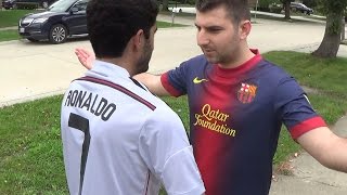 Cristiano Ronaldo vs. Messi - Fight Each Other | In Real Life!