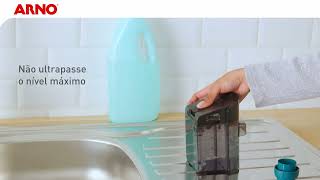 Limpadora de Pisos Sem Fio Arno X-CLEAN: Como usar