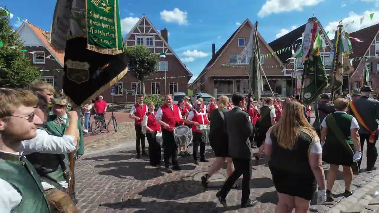 (4/4) 100 Jahre Schützengilde Steinkirchen + 90. Schützenfest Steinkirchen -Festumzug vom 10.08.2025