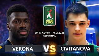 Verona vs Civitanova | Supercoppa Italia 2026 Semifinal