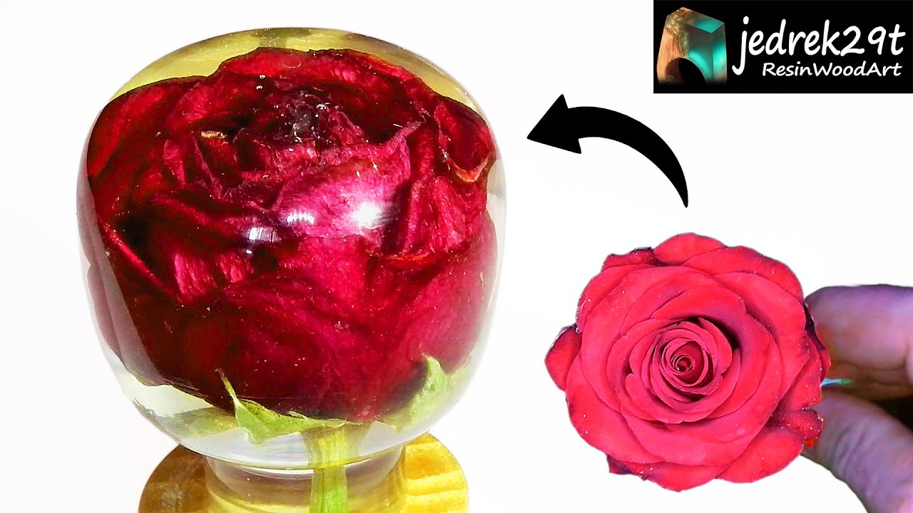 Real Rose in RESIN #shorts