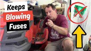 KEEPS BLOWING FUSES - Let's Fix It! - Husqvarna GT52XLT Lawn Tractor