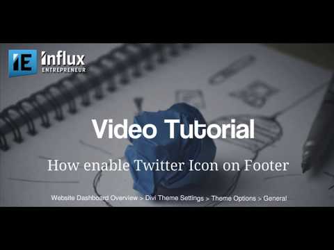 How to Enable Twitter Icon in Footer on WordPress