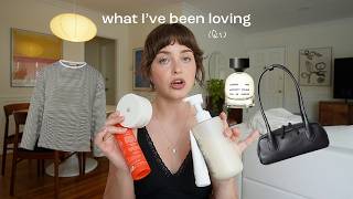 what I've been loving in Q1! gentle skincare, spring fragrances, small fashion brands