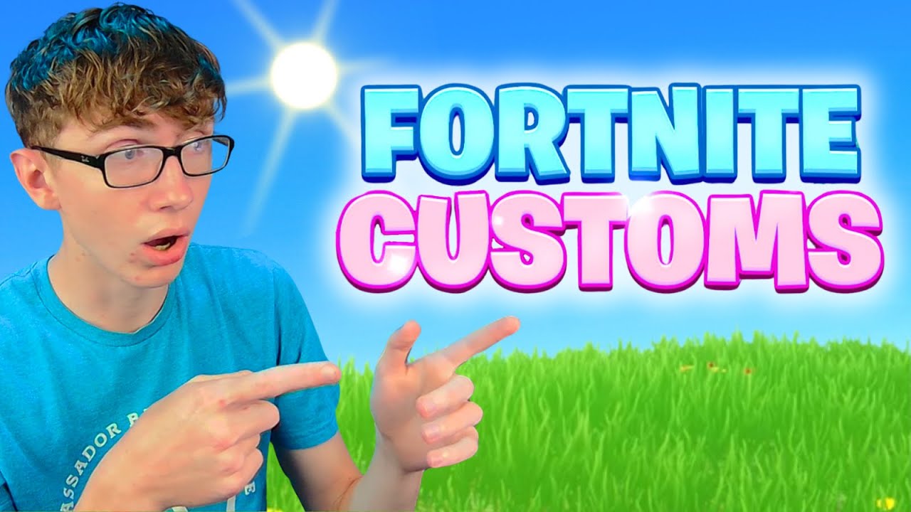 Fortnite Customs!!!🔴LIVE🔴 - YouTube