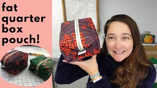 Beginner friendly zipper bag - just 1 fat quarter! 