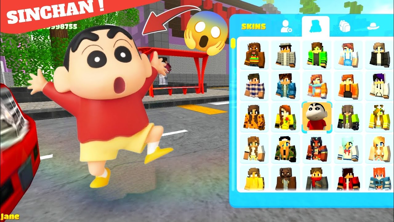 Sinchan New Update In School Party Craft New Character New Video | School Party Craft Gameplay