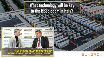 What technology will be key to the 🔋#BESS boom in 🇮🇹 #Italy? | Interview with SUNGROW