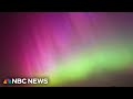 Northern lights visible across us even reaching the deep south due to solar storm