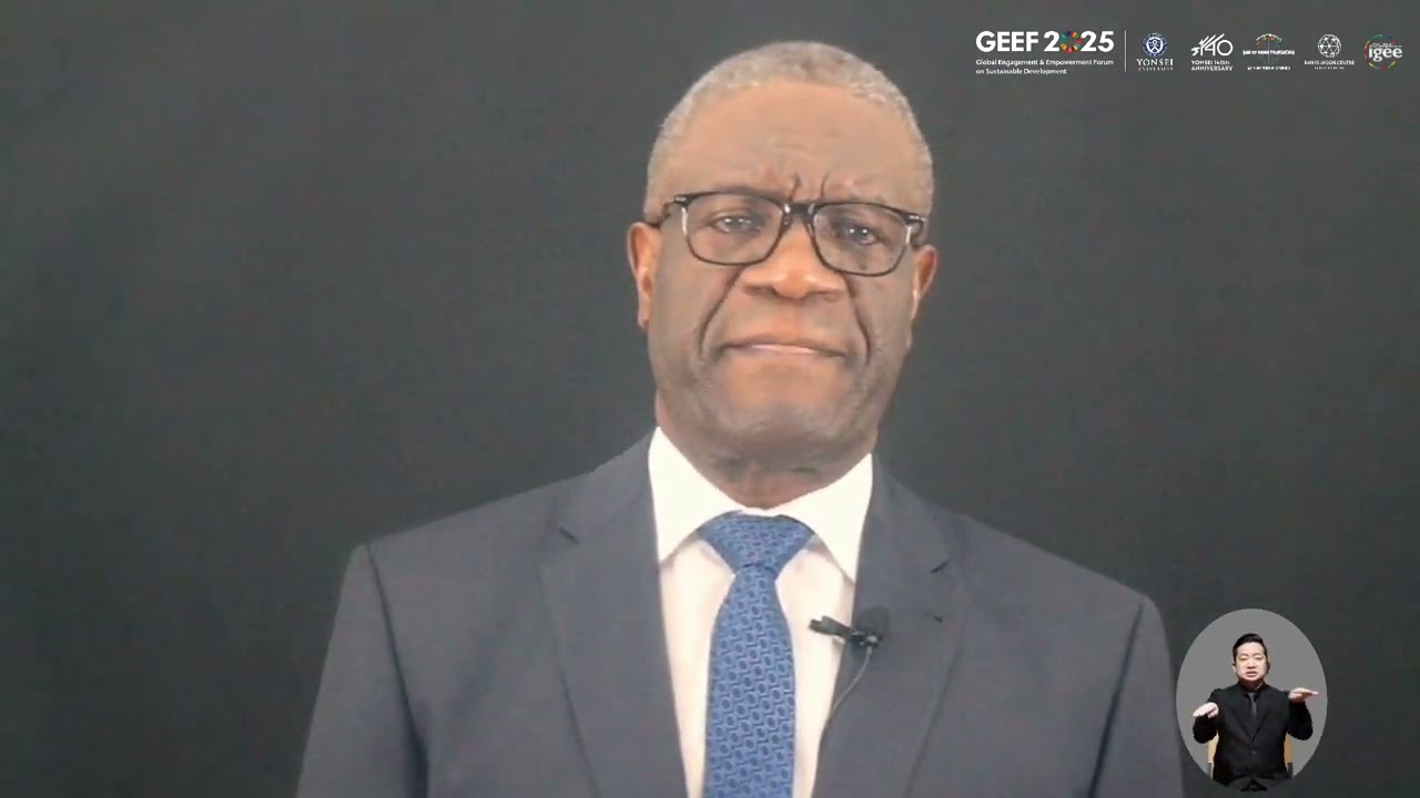 [GEEF 2025] Keynote Speech by Dr. Denis Mukwege (ENG)