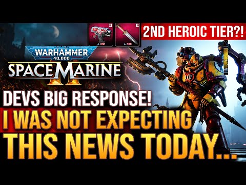 Warhammer 40k Space Marine 2 - I Was Not Expecting This News Today! Heroic Weapons And New Updates!