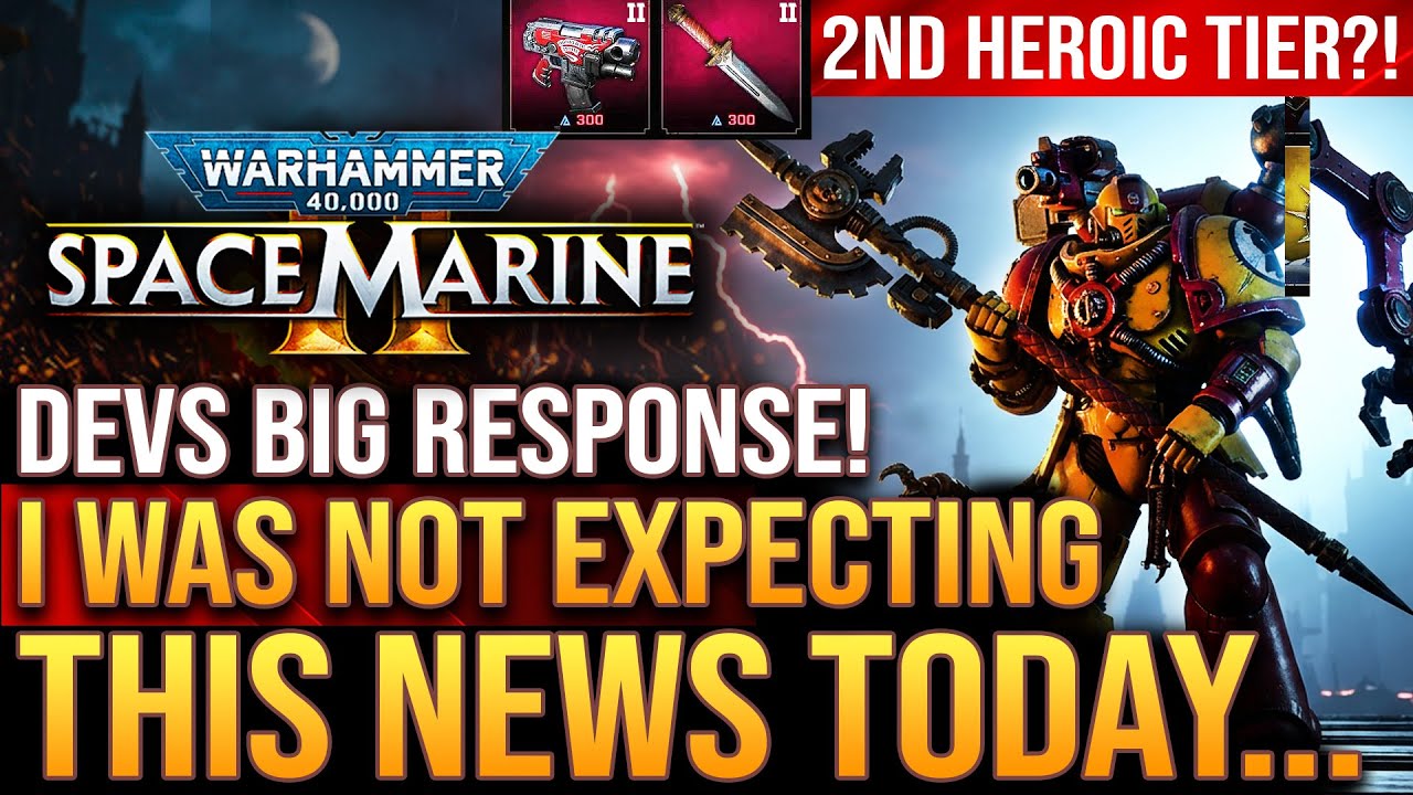 Warhammer 40K Space Marine 2 - I Was NOT Expecting This News Today! Heroic Weapons and New Updates!