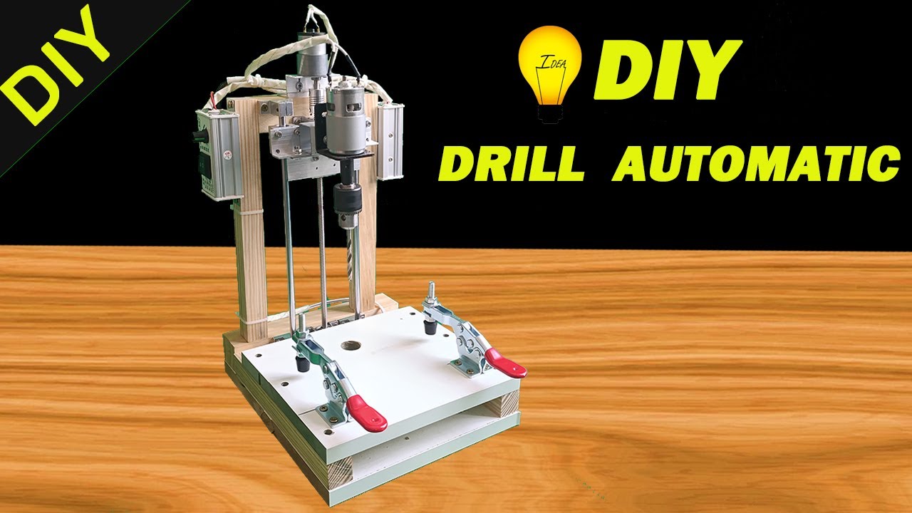 Creative DIY Automation Make your work easier with homemade drilling