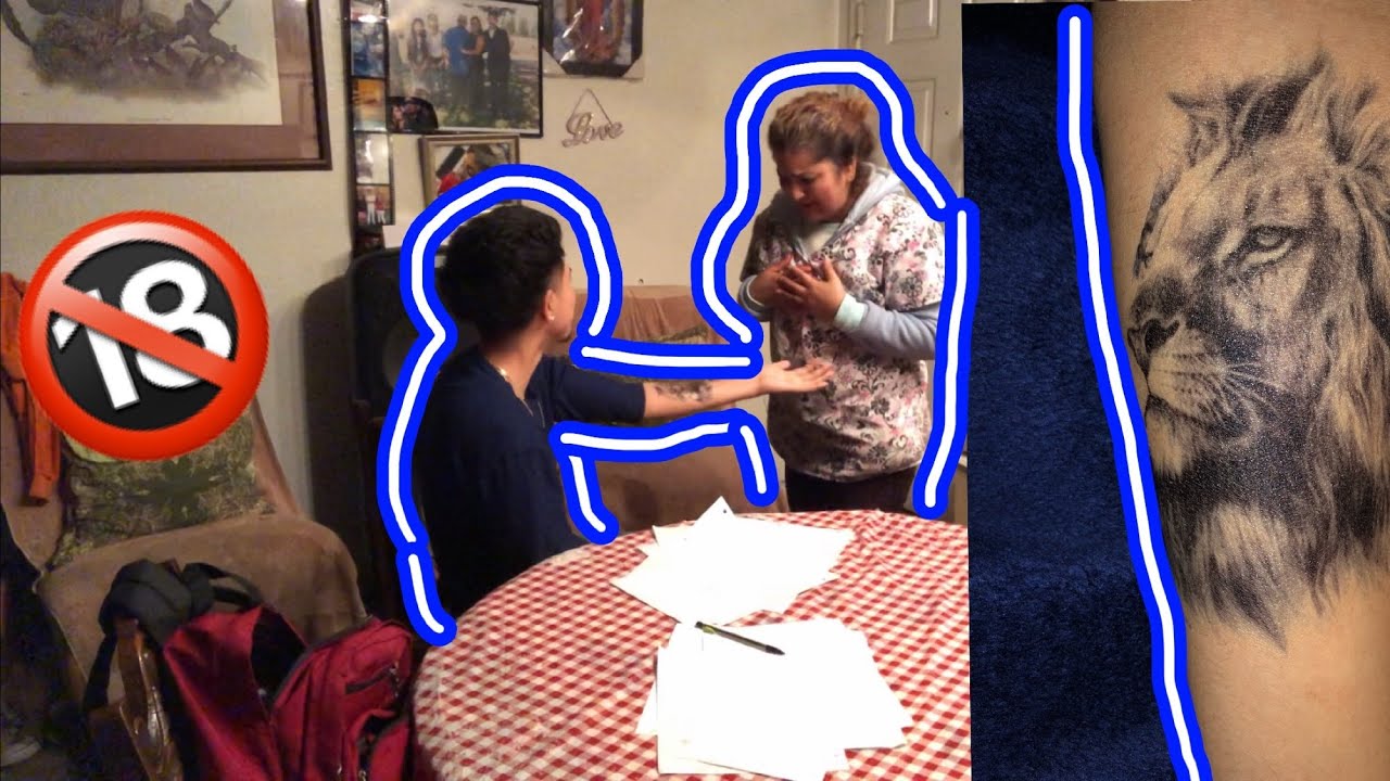 Fake tattoo prank on parents gone wrong!