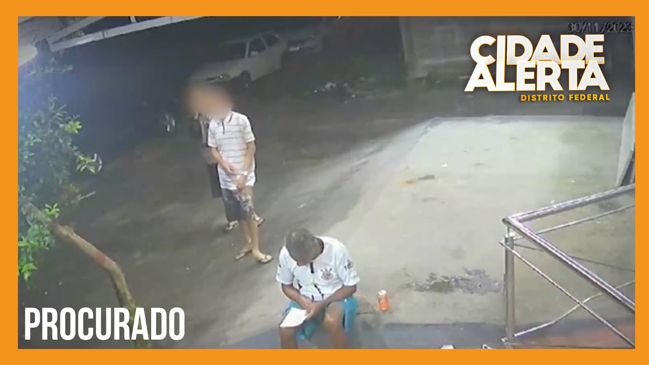 Polícia procura suspeito de atirar em idoso que jogava palavra-cruzada