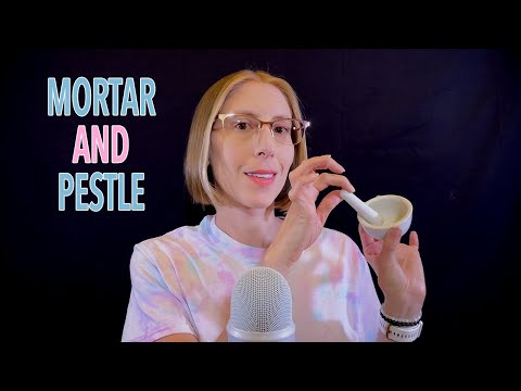 ASMR | Mortar and Pestle - clicking, clacking, scraping