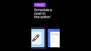 Mobile | How to schedule a social post from the Canva Editor screenshot 1