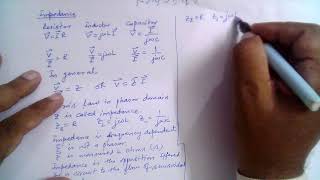 Muhammad Farooq-i-Azam: What is Impedance Resistance & Reactance Inductive & Capacitive Reactance