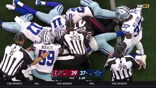 Cowboys recover PERFECT onside kick by Greg Zuerlein, Falcons melt down to lose game