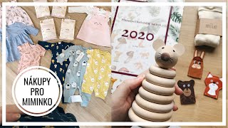 První nákupy pro miminko 👶🏻 | Oblečení a hračky | Markéta Venená